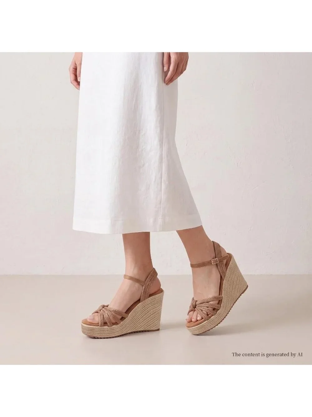 N/A espadrille wedge